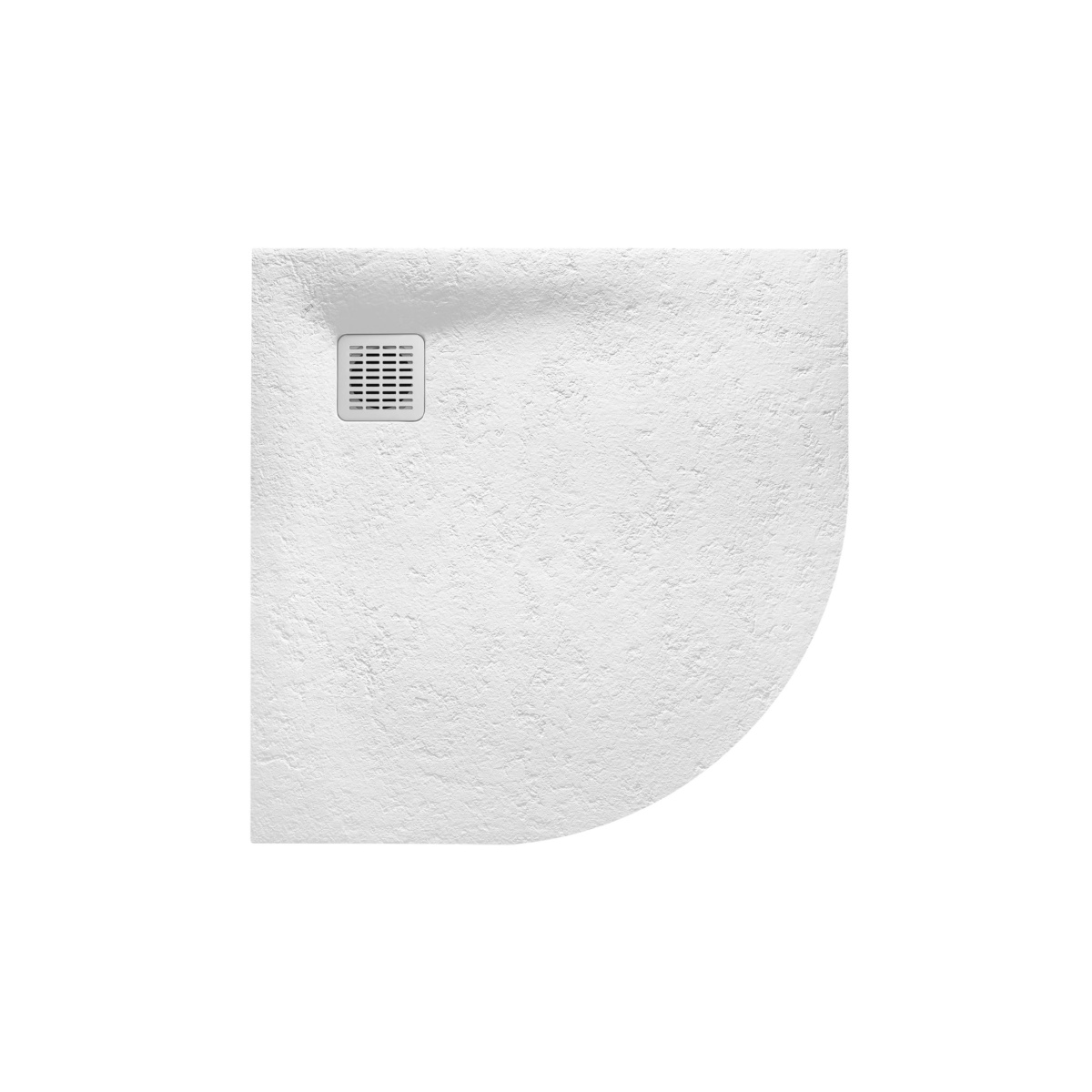 Plato de ducha angular extraplano de STONEX BLANCO