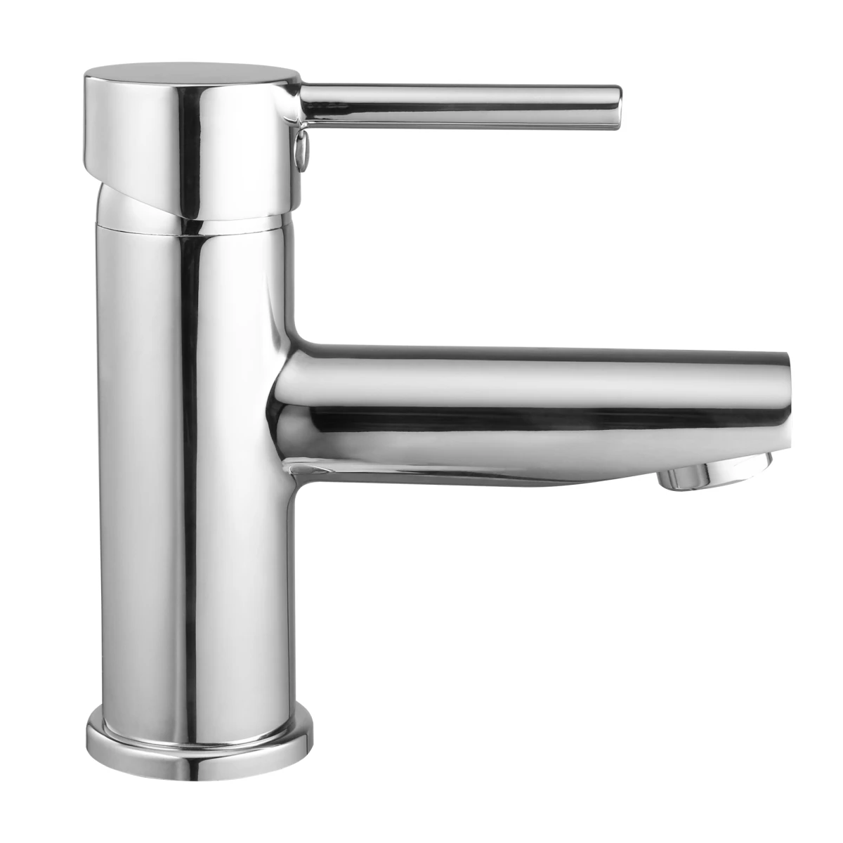 Comprar Grifo de lavabo monomando cuadrado cromado con maneta hueca online